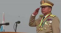 Myanmar army chief vows to crush resistance in rare speech