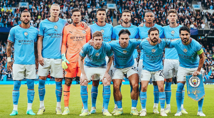 Manchester City win third successive English Premier League title