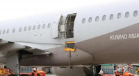 Passenger who opened plane door mid-air arrested