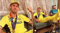 FIR registered against Marsh for resting feet on World Cup Trophy