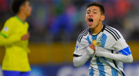 Hat-trick star Echeverri powers Argentina to big win over Brazil