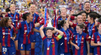 Barcelona defend Champions League title with win over Lyon