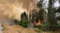 Massive fires rage across central Israel