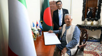 Chief Adviser Prof Yunus visits Bangladesh House in Rome