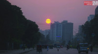 Air pollution hits unhealthy levels in Dhaka today