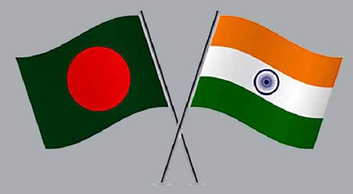 বাংলাদেশ ও ভারতের পতাকা
