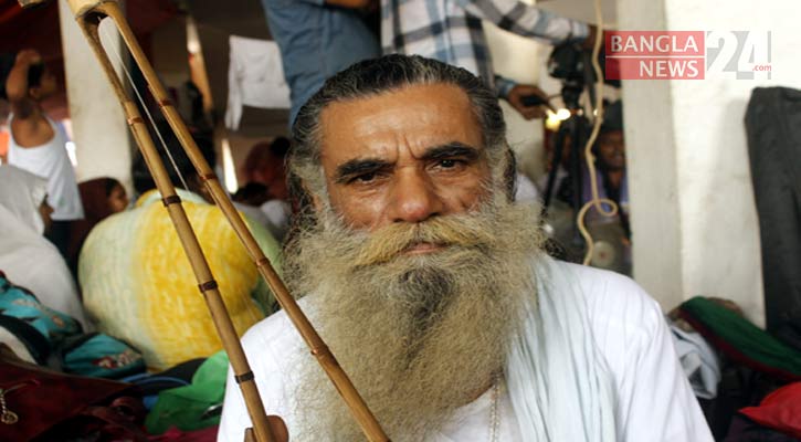 রশিদ বাউল। ছবি: বাংলানিউজ