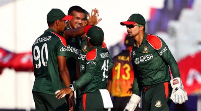রেকর্ড জয়ে সুপার টুয়েলভে বাংলাদেশ