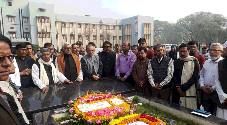 ড. শামছুজ্জোহার আত্মত্যাগ ছাত্র-শিক্ষকরা যুগ যুগ লালন করবে