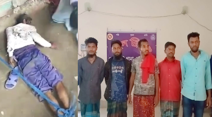 চোর সন্দেহে দিনমজুরকে অমানবিক নির্যাতন, গ্রেফতার ৫