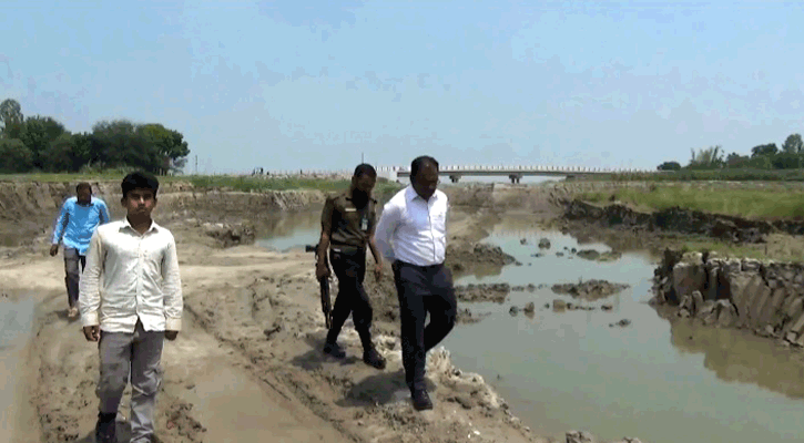 সংবাদ প্রকাশের পর অবৈধভাবে মাটিকাটা বন্ধের নির্দেশ ডিসির