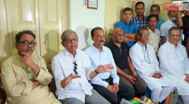 যারা নিরপেক্ষ সরকার চায় আমরা তাদের সঙ্গে: ফখরুল