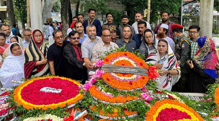 শেখ কামালের জন্মবার্ষিকী উপলক্ষে ডিএনসিসির শ্রদ্ধা