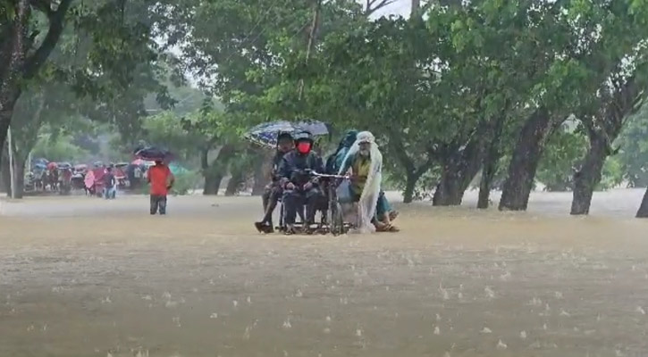 দীঘিনালায় ৫ শতাধিক পরিবার পানিবন্দি