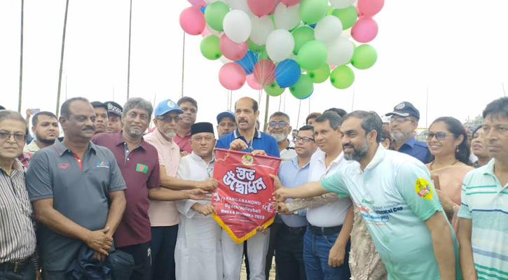 কক্সবাজারে আন্তর্জাতিক বিচ ভলিবল প্রতিযোগিতা শুরু