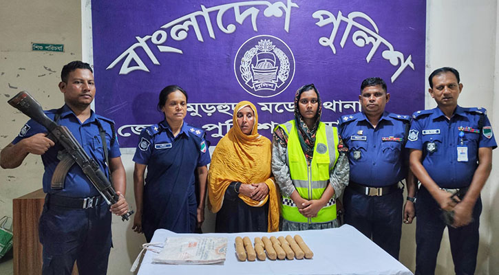 দামুড়হুদায় ২০ কেজি ভারতীয় রূপাসহ নারী গ্রেপ্তার