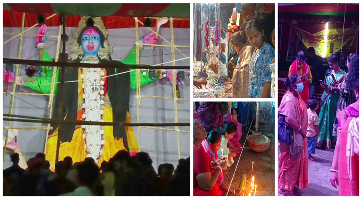 গোপালগঞ্জে ৪৮ ফুট উচ্চতার শ্যামাদেবীর প্রতিমা