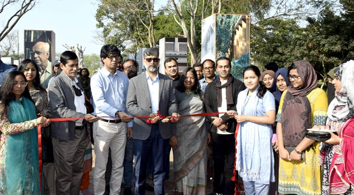 স্থপতি মাজহারুল ইসলামের জন্মশতবার্ষিকীতে খুবিতে প্রদর্শনী