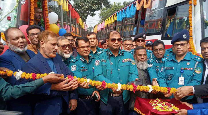 রংপুরে চালু হলো সিটি বাস সার্ভিস