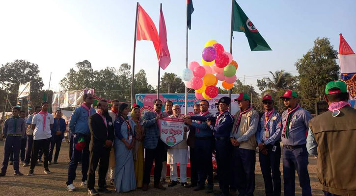 ডোমারে শুরু হয়েছে চার দিনব্যাপী স্কাউট সমাবেশ