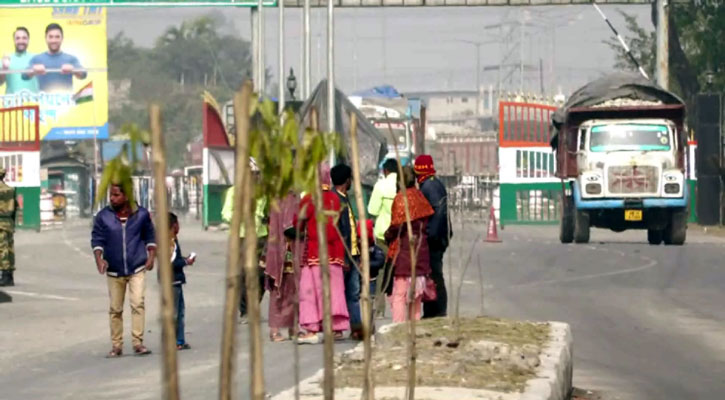 বাংলাবান্ধা দিয়ে যাতায়াত ও আমদানি-রপ্তানি বন্ধ থাকবে তিনদিন