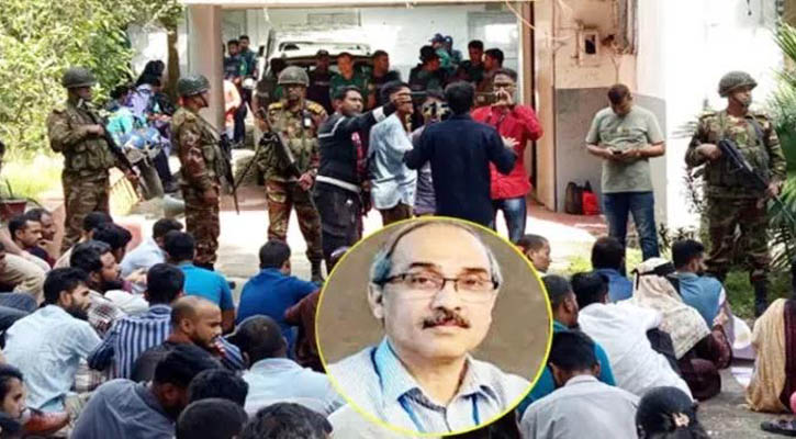 সিমেবির ‘লাপাত্তা ভিসি’ কার্যালয়ে ফিরেই হলেন অবরুদ্ধ