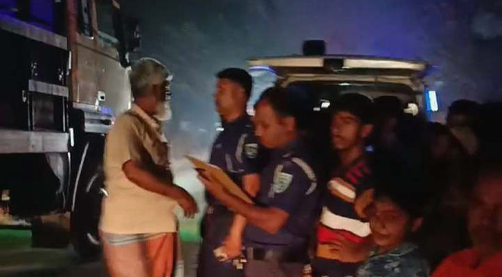 কাহারোলে বাসের ধাক্কায় টিএসআই নিহত 