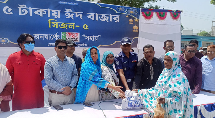 ঠাকুরগাঁওয়ে ৫ টাকায় ঈদের বাজার, খুশি ৫ শতাধিক পরিবার