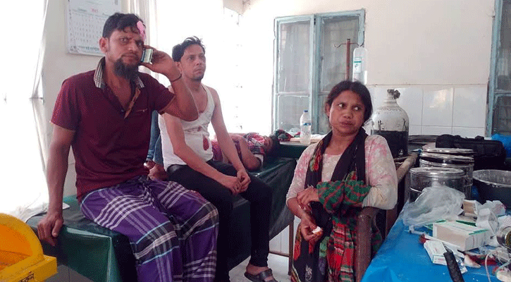 মুকসুদপুরে দুপক্ষের সংঘর্ষে আহত ৩৫