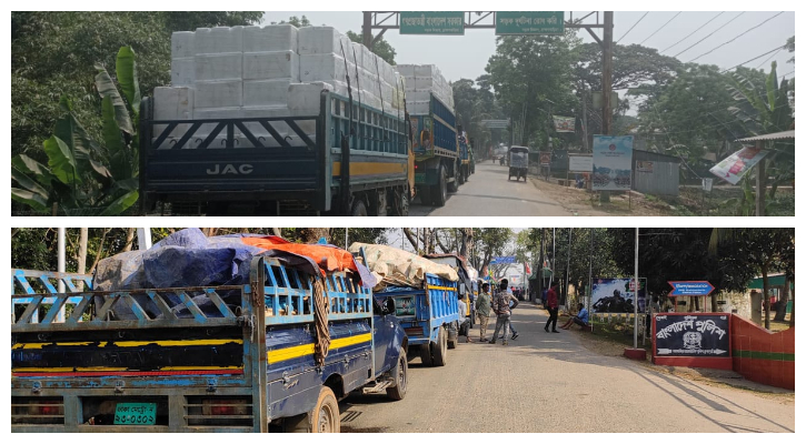 ছুটি শেষে আখাউড়া স্থলবন্দরে কর্মযজ্ঞ শুরু