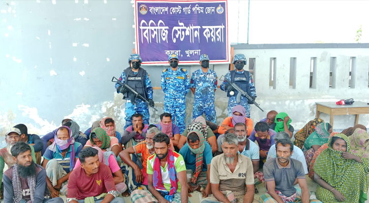 সুন্দরবনে অপহৃত নারীসহ ৩৩ জেলে উদ্ধার
