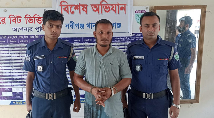 নবীগঞ্জে নিষিদ্ধঘোষিত ছাত্রলীগ নেতা গ্রেপ্তার