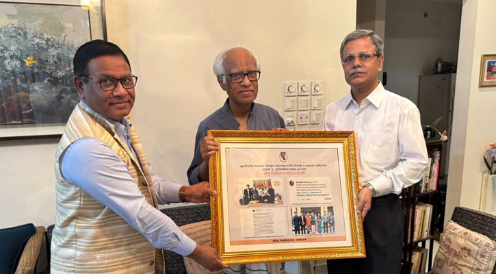 রবীন্দ্র বিশ্ববিদ্যালয়ের উন্নয়নে উপদেষ্টার সঙ্গে ভিসির সাক্ষাৎ
