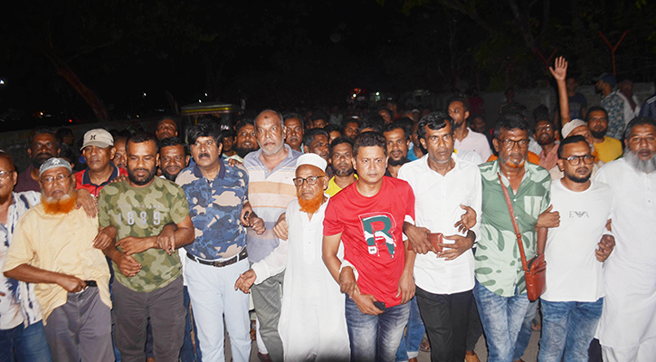 ফ্যাসিবাদবিরোধী বিক্ষোভ মিছিলে উত্তাল যশোর