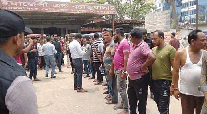 ময়মনসিংহ মেডিকেলে র‌্যাবের অভিযানে নারীসহ ১৪ দালাল আটক