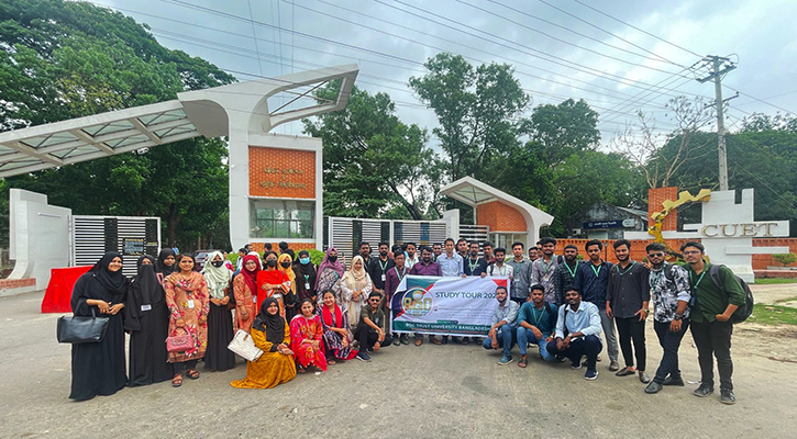 চুয়েট পরিদর্শনে বিজিসি ট্রাস্ট ইউনিভার্সিটির সিএসই বিভাগের শিক্ষার্থীরা