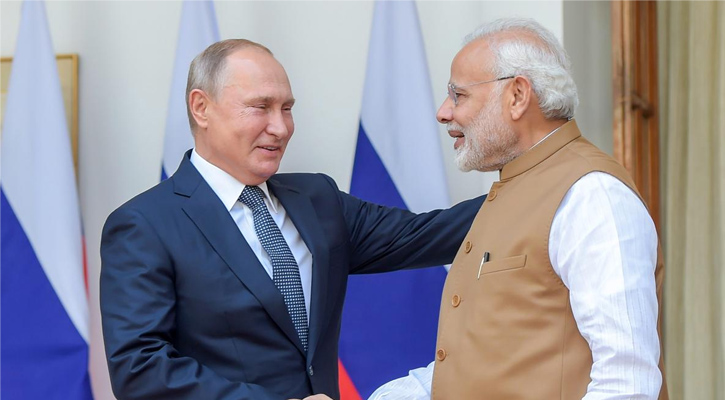 ভারত সফরে আসছেন পুতিন, ফোনকলে জানালেন মোদীকে 