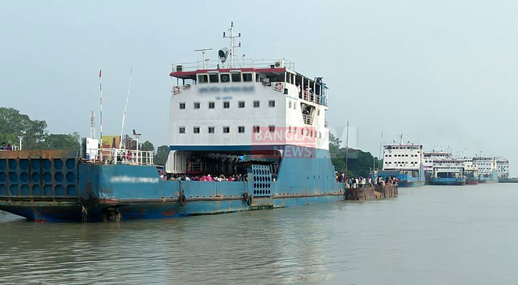কিশোরগঞ্জের হাওরাঞ্চলে ফেরি চলাচল বন্ধ