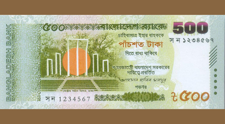 বাজারে আসছে নতুন ডিজাইনের আরও ৬ নোট