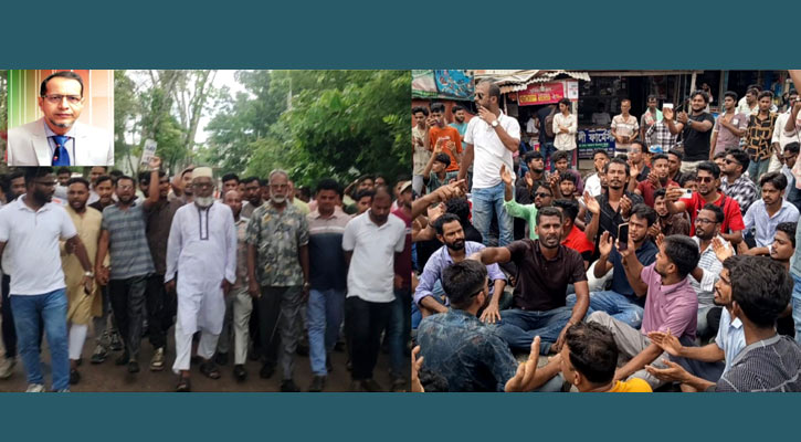 শরীয়তপুরে ছাত্রদলের কমিটি বাতিলের দাবিতে টানা তৃতীয়দিনের সড়ক অবরোধ