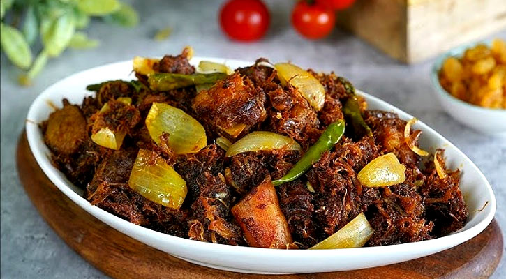 গরুর ঝুরা মাংসের রেসিপি