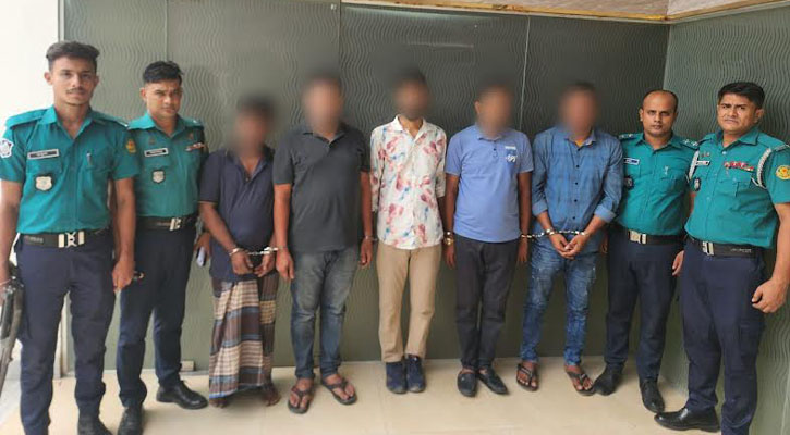 উত্তরায় কোটি টাকা ছিনতাই, গাড়ির নম্বরের সূত্রে গ্রেপ্তার ৫ 