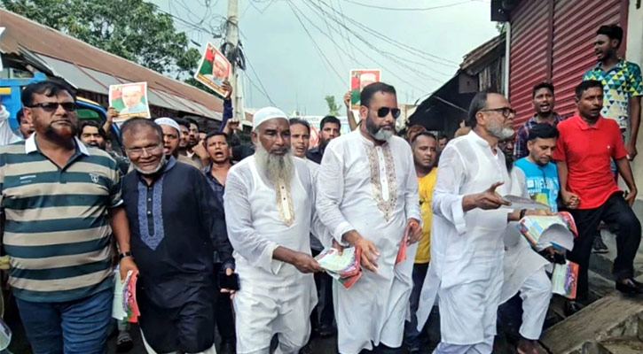 সোনারগাঁয়ে তারেক রহমানের ৩১ দফা বাস্তবায়নে বিএনপির গণসংযোগ