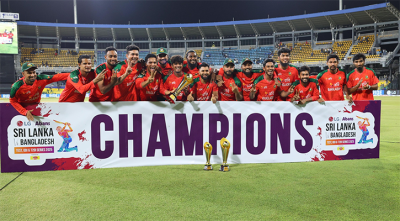 শ্রীলঙ্কা জয় করে দেশে ফিরল বাংলাদেশ দল