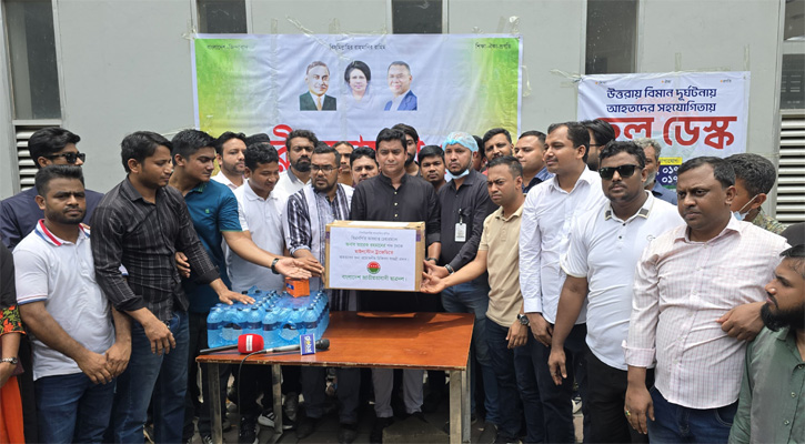 তারেক রহমানের নির্দেশে দগ্ধদের পাশে ছাত্রদল 