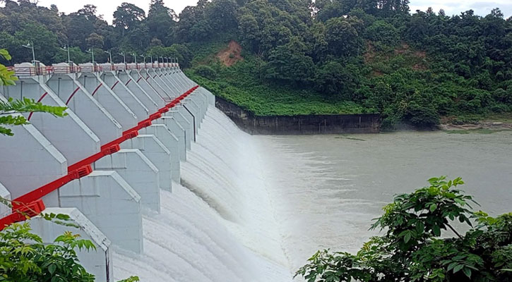 খুলে দেওয়া হলো কাপ্তাই বাঁধের জলকপাট