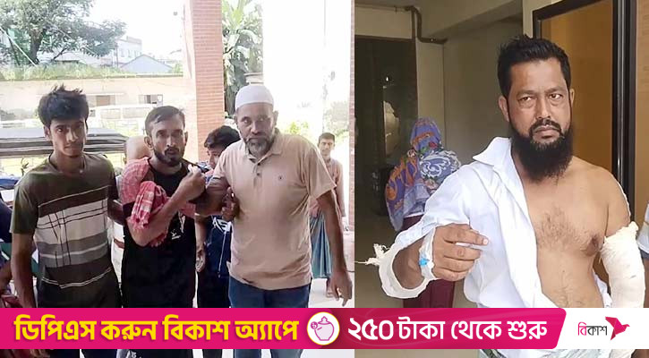 শিবচরে ২ ব্যবসায়ীকে কুপিয়ে জখম