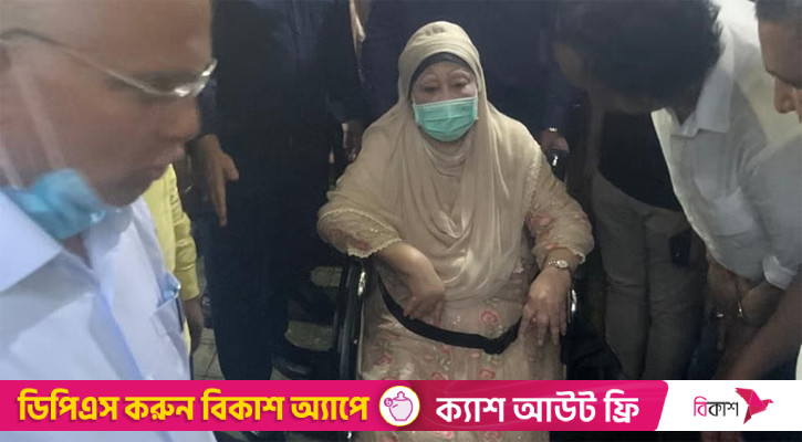 স্বাস্থ্য পরীক্ষার জন্য হাসপাতালে খালেদা জিয়া