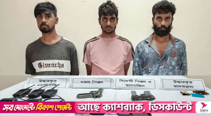 মেহেরপুরে কিশোর গ্যাংয়ের প্রধান আকাশসহ ৩ জন আটক