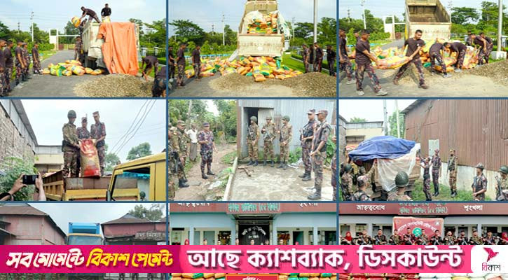 হবিগঞ্জে ৯ অভিযানে ৪ কোটি টাকার চোরাই পণ্য জব্দ